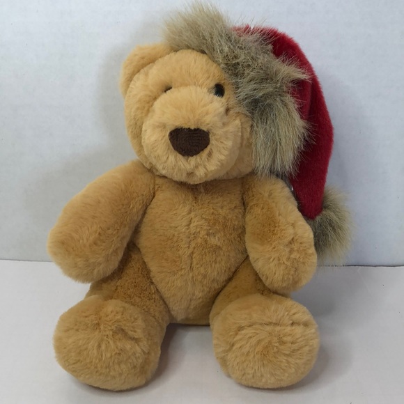 Aurora 9inch Trevor Bear Santa Barney with Tags Plush Stuffed Animal Christmas - Picture 1 of 5